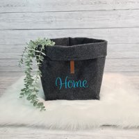 Filz Box Aufbewahrung Korb Vielseitig Einsetzbar Personalisiert Filz Box Aufbewahrung Korb Vielseitig Einsetzbar Personalisiert von TaLasTraumland