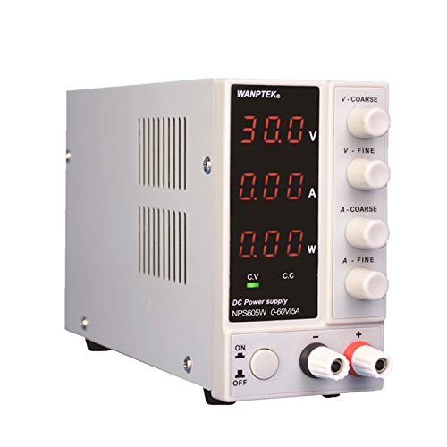 TaNeHaKi Regelbares Dc,300w NetzgeräT Einstellbar Stabilisiert,Netzteil StrommessgeräT Mit Led Anzeige FüR Laborunterricht, Elektronische Reparatur von TaNeHaKi