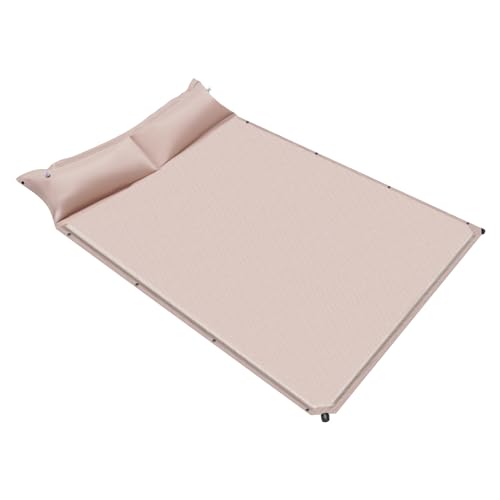 TaNeHaKi Campingmatte Selbstaufblasend Camping Schlafmatte Doppel Faltbare Campingmatte Selbstaufblasende Schlafmatte Camping Isomatte Selbstaufblasend mit Aufbewahrungstasche (Khaki) von TaNeHaKi