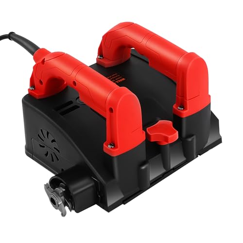 TaNeHaKi Elektrischer Betonschleifer,1200w Verstellbar MauerfräSe Mit Absaugung FüR Zement Und Kalkstein,Hand Trockenbauschleifer von TaNeHaKi