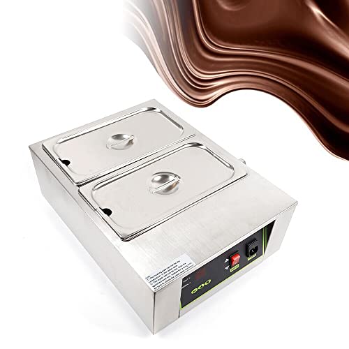 TaNeHaKi Schokoladen Schmelztopf Elektrisch Schokolade Temperiermaschine 30-85℃ Elektrischer Schokoladenwärmer Schokoladen Schmelzgerät Elektrischer Schokoladenschmelzer 1.5KW von TaNeHaKi