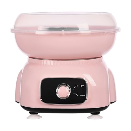 TaNeHaKi ZuckerwattegeräT,Cotton Candy Maschine, Zuckerwattemaschinen Set Mit Zuckerwatte StäBchen Und MesslöFfel FüR Zuhause Party von TaNeHaKi