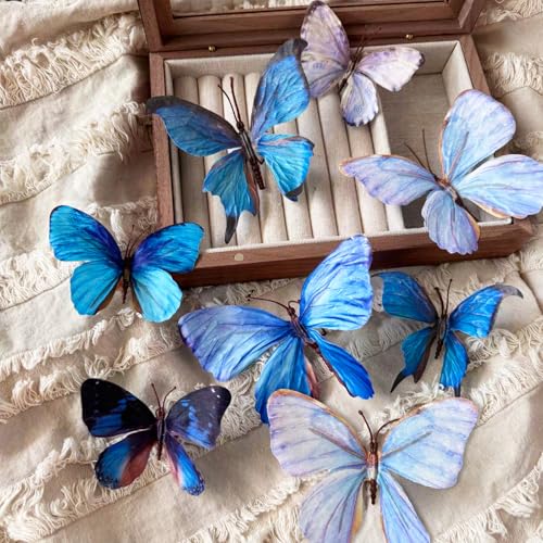 TaTalife Künstliche Schmetterlinge, künstliche Schmetterlinge, künstliche Schmetterling-Clips, Seidenblumen-Schmetterlinge, geeignet für Heimdekoration, Blumenarrangement und Folie für festliche TaTalife Künstliche Schmetterlinge, künstliche Schmetterlinge, künstliche Schmetterling-Clips, Seidenblumen-Schmetterlinge, geeignet für Heimdekoration, Blumenarrangement und Folie für festliche von TaTalife