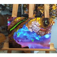Blitz ~ Opale Boulder Matrix; Photomicrographie Über Aluminium von TaZiya