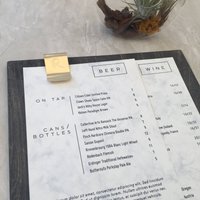 Geldklammer Menütafel Geldklammer Menütafel von TabellaStore
