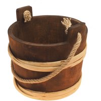 5 Liter Eimer Mit Seil Griff Oben Breiter Unten Schmal, Wikinger, Mittelalter, Land, Handarbeit von TabernaVagantis