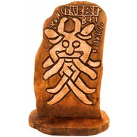 Handgeschnitztes Relief Eines Runensteins Aus Dänemark von TabernaVagantis