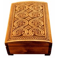 Novograd Handgeschnitzte Holz Schmuckschatulle, Schmuckaufbewahrung von TabernaVagantis