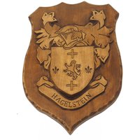 Turnier Personalisierte Familienwappen, Handgeschnitzt, Wappen, Brauch, Familienschild, Holzemblem, Hochzeit Holzkunst, Heraldisch, Woodcraft von TabernaVagantis