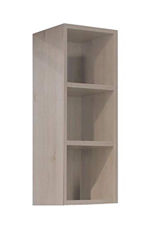 Taberner Vegas Vitrine mit 3 Ablagen, Holz, Eiche Natur, 30 x 20 x 70 cm von Taberner