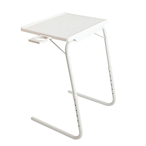 Table-Mate TV-Tablett, tragbar, zusammenklappbar, Tabletts für Essen, Snacks, Lebensmittel, tragbarer Laptop-Schreibtisch, Betttabletts zum Essen, verstellbare TV-Tabletts mit 3 Winkeln und Table-Mate TV-Tablett, tragbar, zusammenklappbar, Tabletts für Essen, Snacks, Lebensmittel, tragbarer Laptop-Schreibtisch, Betttabletts zum Essen, verstellbare TV-Tabletts mit 3 Winkeln und von Table-Mate