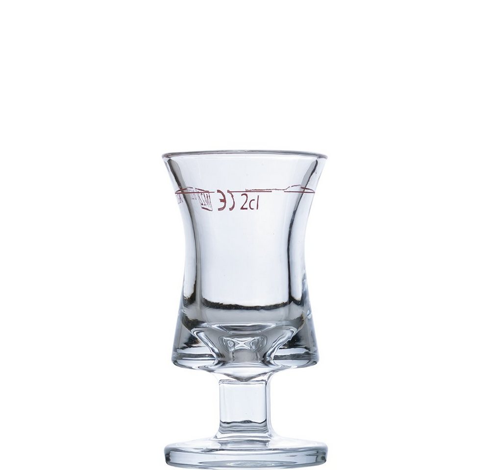 Table Roc Schnapsglas Rittmeister, Glas, Schnapsglas Shotglas Stamper 28ml Glas Transparent 12 Stück von Table Roc