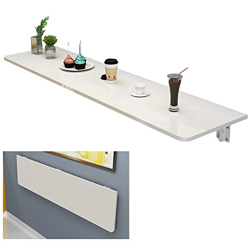 Wandklapptisch Haushalt kleine Wohnung einfache Wandklapptisch Esstisch Kleiner Stehtisch weißer Wandtisch Computer Langer Tisch 30x100cm 30x120cm 30x140cm von Table