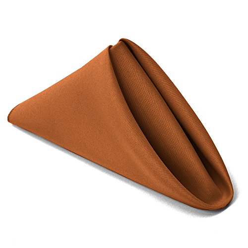 TableLinensforLess Stoff-Serviettentisch bereit (6, Kupfer) von TableLinensforLess
