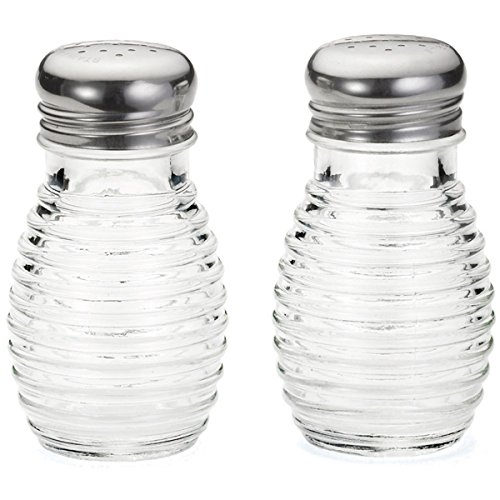 Beehive Glass Salt & Pepper Shakers - Set of 2 - Tablecraft BH2 Glass Salt Shakers by TableCraft von Tablecraft