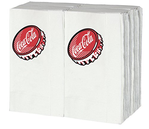 Tablecraft CC402 Grafikservietten, 9,5 x 0,1 x 16,5 cm, Weiß, 100 Stück von Tablecraft