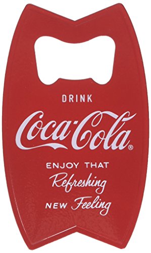 Tablecraft Edelstahl Coca-Cola Flaschenöffner Kühlschrankmagnet rot von Tablecraft