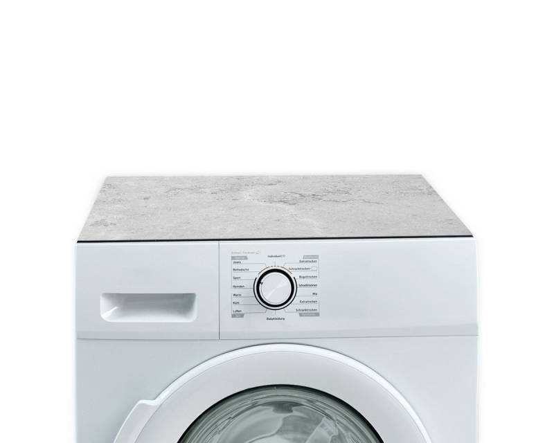Tabletop Antirutschmatte Waschmaschinenauflage Beton-Optik Textil-Finish waschbar, 1-St., Rutschfeste Gummi Unterlage als Trockner Waschmaschinen-Abdeckung von Tabletop