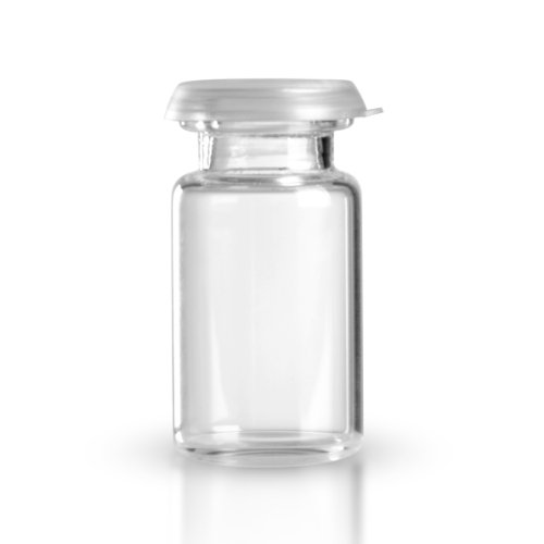 Tablettengläser 20 x 5 ml - Farbe: Klar - mit Schnappdeckel Rollrand/für allgemeine Aufbewahrungszwecke, Proben, Pulver, Schüssler-Salzen, Tabletten usw. von Tablettengläser