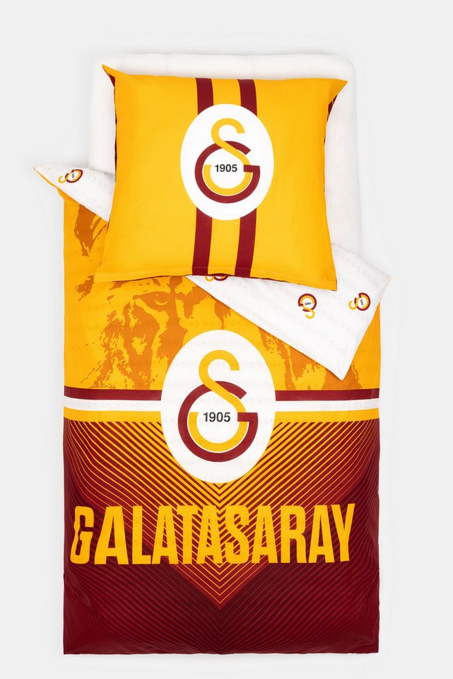 Tac Wendebettwäsche Galatasaray Bettwäsche Set 2 teilig 135x200 + 80x80 - 100% Baumwolle Tac Wendebettwäsche Galatasaray Bettwäsche Set 2 teilig 135x200 + 80x80 - 100% Baumwolle von Tac
