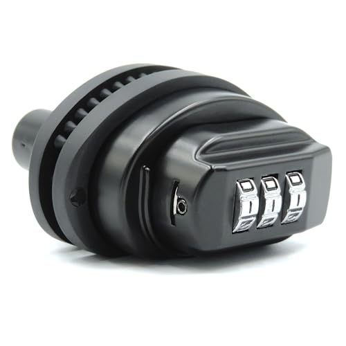 TacFirst Abzugsschloss mit Zahlenkombination S019 Metall Zahlenschloss universal (Schwarz) von TacFirst