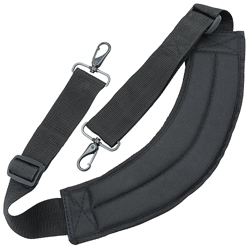 TacFirst Ersatzgurt gepolstert für Einsatztasche, Schultergurt Sporttasche (Schwarz 1 Stk.) von TacFirst