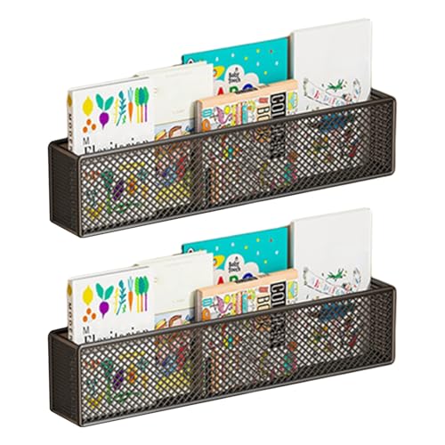 Tacarlha 17,7 "Metall -Wandlagerständer - Kinderbuchregal für Vinyl -Rekorde, Zeitschriften und Fotorahmen - Raumsparende Organizer (1/2/3 -Pack -Optionen) - Einfach Installation und dauerhaftes De von Tacarlha