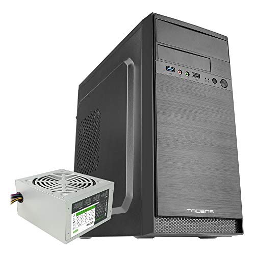Tacens Anima AC4 500 PC-Gehäuse Micro ATX + Netzteil 500W, AC4500, Schwarz von TACENS