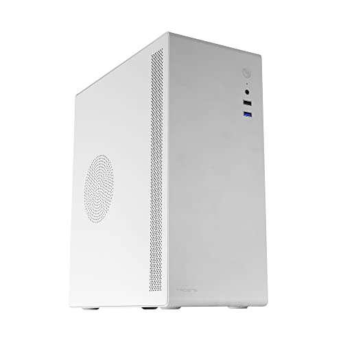 Tacens ORUMX, Ultrakompaktes Micro-ATX-Gehäuse, Robuste Stahlkonstruktion, 1x 80mm Rücklüfter, Mini-Tower PC mit Großem Innenraum, SFX-Netzteil, USB 3.0, Weiß von Mars Gaming