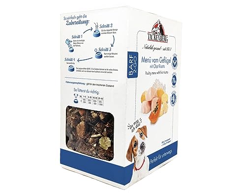 Tackenberg - Barf to Go Menü Geflügel & Obst Risotto für Hunde - 500g - Premiumqualität von Tackenberg Tackenberg - Barf to Go Menü Geflügel & Obst Risotto für Hunde - 500g - Premiumqualität von Tackenberg von Tackenberg