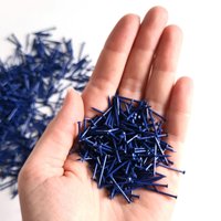 1000 Stück Blaue Nägel #18 X 1/2" - 3/4" | 13-20 Mm Rosettenstifte Für String Art, Ziernägel, Farbiger Verschluss, Präziser Rundkopf Pd von TacksAndNails