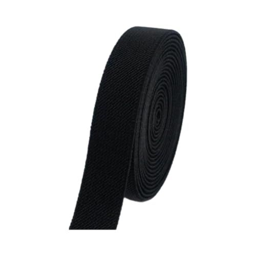 10–50 mm Gummiband, geeignet für BHs, Hosenbund, Gummiband-Ersatz, D Diy Handmade,Schwarz,38 mm, 5 Meter von Taconey