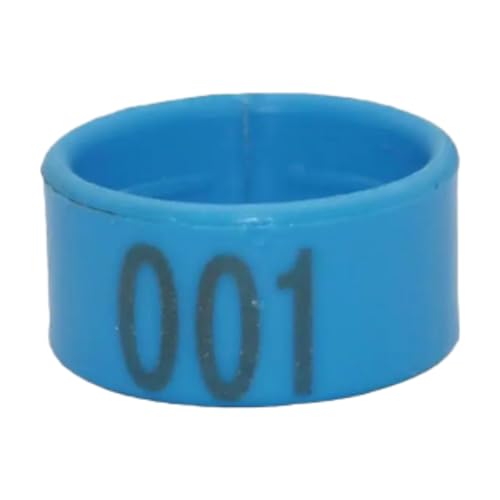 100 Stück 1,6/1,8/2,0 cm große Beinbänder aus Kunststoff mit offener Schnalle für Geflügel, geeignet zur Beinkennzeichnung von Hühnern, Enten und Gänsen.,Blau,1,8 cm 100 Stück 1,6/1,8/2,0 cm große Beinbänder aus Kunststoff mit offener Schnalle für Geflügel, geeignet zur Beinkennzeichnung von Hühnern, Enten und Gänsen.,Blau,1,8 cm von Taconey