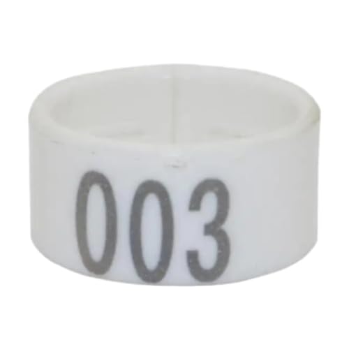 100 Stück 1,6/1,8/2,0 cm große Beinbänder aus Kunststoff mit offener Schnalle für Geflügel, geeignet zur Beinkennzeichnung von Hühnern, Enten und Gänsen.,Weiß,2,0 cm 100 Stück 1,6/1,8/2,0 cm große Beinbänder aus Kunststoff mit offener Schnalle für Geflügel, geeignet zur Beinkennzeichnung von Hühnern, Enten und Gänsen.,Weiß,2,0 cm von Taconey