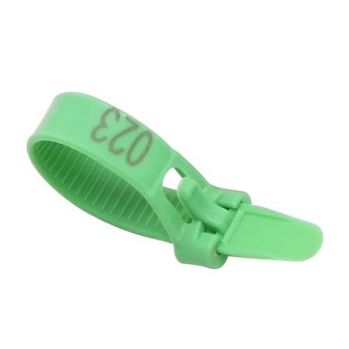 100 Stück 8–28 mm verstellbare, strukturierte Anti-Drop-Geflügelbeinbänder aus Kunststoff, geeignet für Hühner-, Enten- und Gänsebeinbänder.,Grün,Einheitsgrösse 100 Stück 8–28 mm verstellbare, strukturierte Anti-Drop-Geflügelbeinbänder aus Kunststoff, geeignet für Hühner-, Enten- und Gänsebeinbänder.,Grün,Einheitsgrösse von Taconey