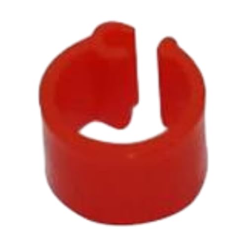 200 Stück 6 mm Kunststoff-Clip Vogel Fußring für Taube Wachtel Farm Geflügel Bein Band Identifikation liefert,Rot,Einheitsgrösse 200 Stück 6 mm Kunststoff-Clip Vogel Fußring für Taube Wachtel Farm Geflügel Bein Band Identifikation liefert,Rot,Einheitsgrösse von Taconey