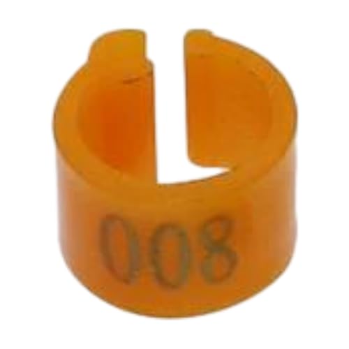 200 Stück 6 mm nummerierte Vogelfußringe aus Kunststoff mit Clip für das Training zur Identifizierung und Markierung von Papageien und Tauben, einfach zu verwenden,Einheitsgrösse 200 Stück 6 mm nummerierte Vogelfußringe aus Kunststoff mit Clip für das Training zur Identifizierung und Markierung von Papageien und Tauben, einfach zu verwenden,Einheitsgrösse von Taconey