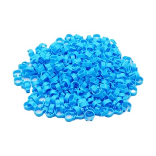 200 Stück 8 mm Kunststoff-Beinbänder mit Clip zur Identifizierung von Tauben- und Papageienbeinbändern, einfach zu verwenden,Einheitsgrösse 200 Stück 8 mm Kunststoff-Beinbänder mit Clip zur Identifizierung von Tauben- und Papageienbeinbändern, einfach zu verwenden,Einheitsgrösse von Taconey