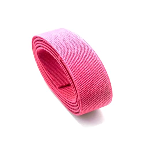 3 cm Twill-Gummiband, flaches Bund-Ersatzband, langlebiger elastischer DIY-Nährock-Bund,Rose,30mm,5Meter von Taconey