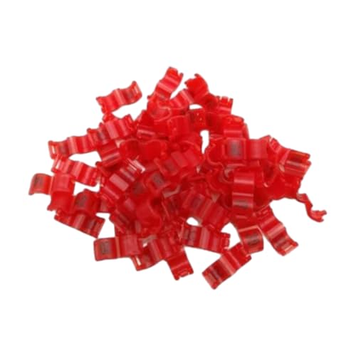 30Pcs 2.7/3/4/4.5/5mm Kunststoff Clip Vogel Fuß Ring für Kleine Taube Taube Papagei Bein Band,Rot,4,5 mm 30Pcs 2.7/3/4/4.5/5mm Kunststoff Clip Vogel Fuß Ring für Kleine Taube Taube Papagei Bein Band,Rot,4,5 mm von Taconey