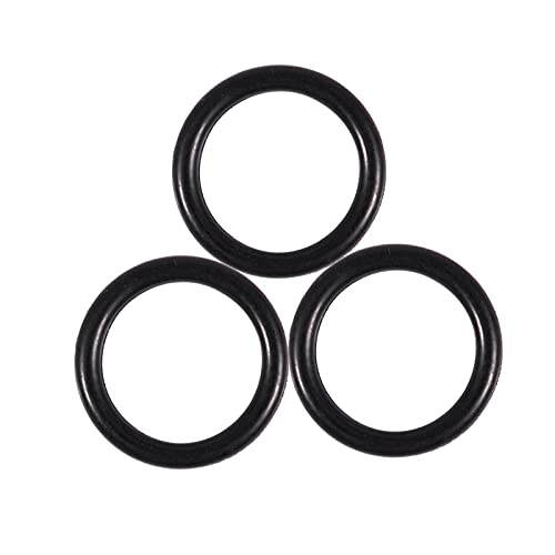 100 Stück schwarz NBR Sealing O-Ring Stärke 1,5mm Außendurchmesser 11-20mm Gummiringe Dichtung Unterlegscheibe, 20x17x1.5mm von Tactfulw