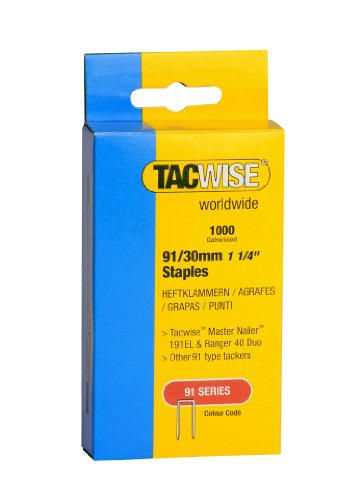Tacwise 0286 Schmalrückenklammern (91/30mm ,1.000 Stück pro Verpackung) von TACWISE