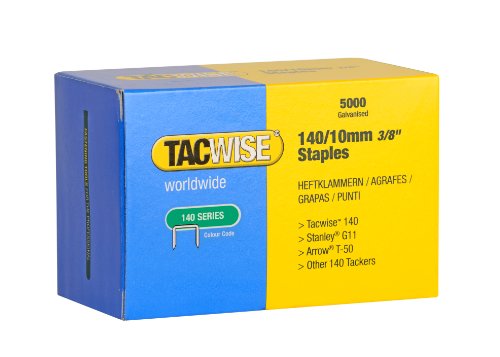 Tacwise 0342 Typ 140/10mm Professionelle Verzinkte Heftklammern, 5000 Stück von TACWISE