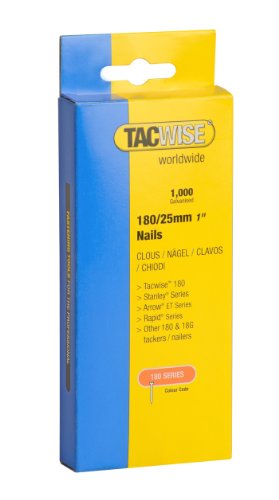 Tacwise 0361 Nägel Verzinkt 180/25 mm - 1000 Stück von TACWISE