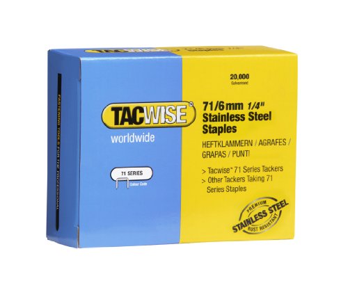 Tacwise 1014 Edelstahlklammern (71/6mm,20.000 Stück) von TACWISE