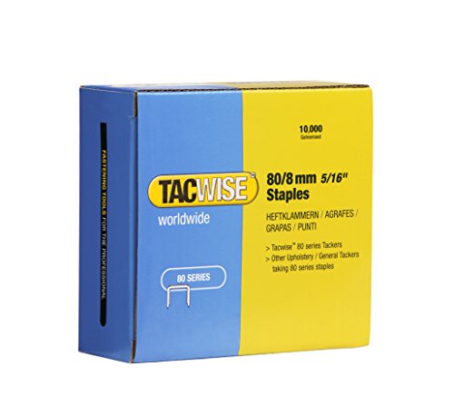TACWISE 0382 Heftklammer, Silber, 8mm von TACWISE