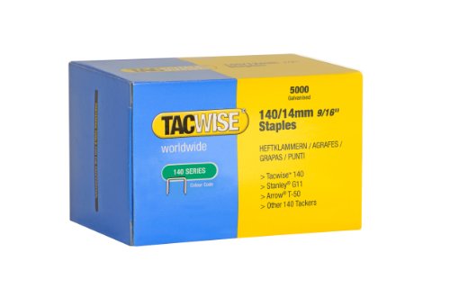 Tacwise 0344 Typ 140/14mm Professionelle Verzinkte Heftklammern, 5000 Stück von TACWISE