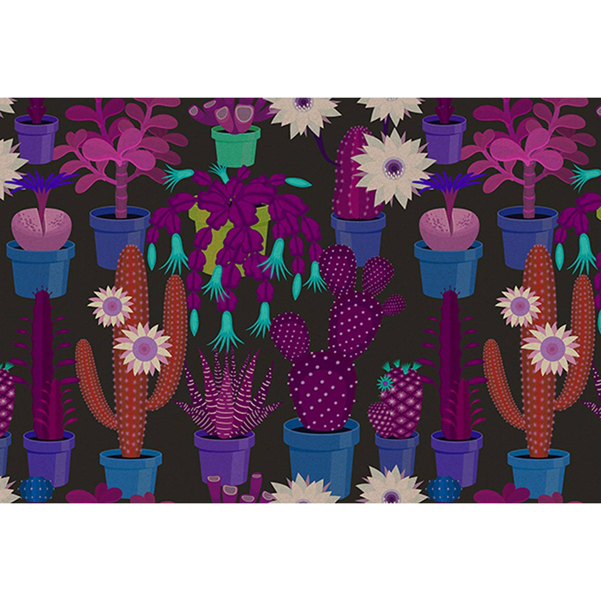 Fototapete Blumen M1-No.60763 | Digitaldruck | Lila | Blau | Kaktus Fototapete Blumen M1-No.60763 | Digitaldruck | Lila | Blau | Kaktus von Tadessi