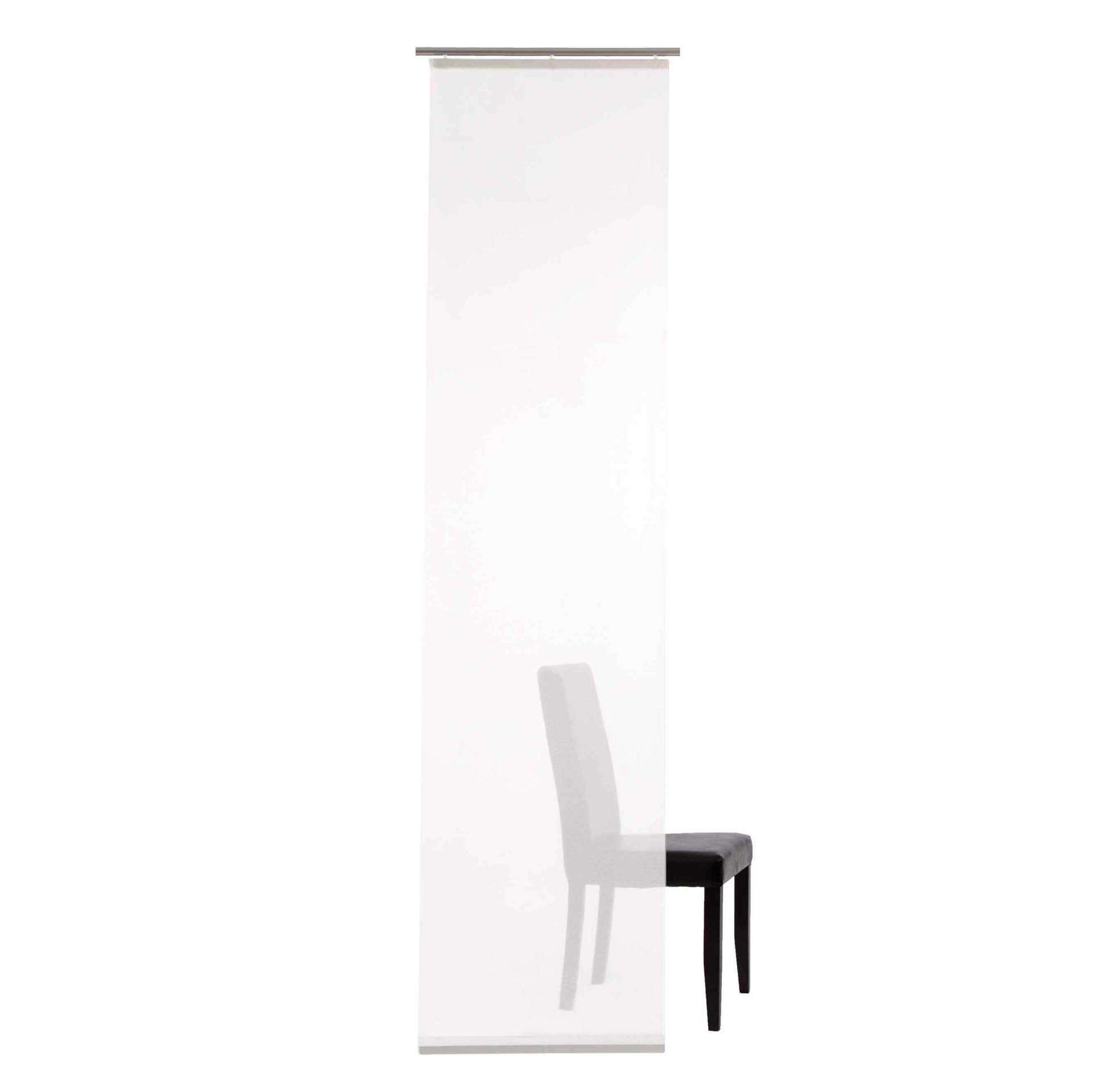 Schiebegardine Lucia G3-No.5 | Weiß | moderner Flächenvorhang | halbtransparente Gardine | Uni Schiebegardine Lucia G3-No.5 | Weiß | moderner Flächenvorhang | halbtransparente Gardine | Uni von Tadessi
