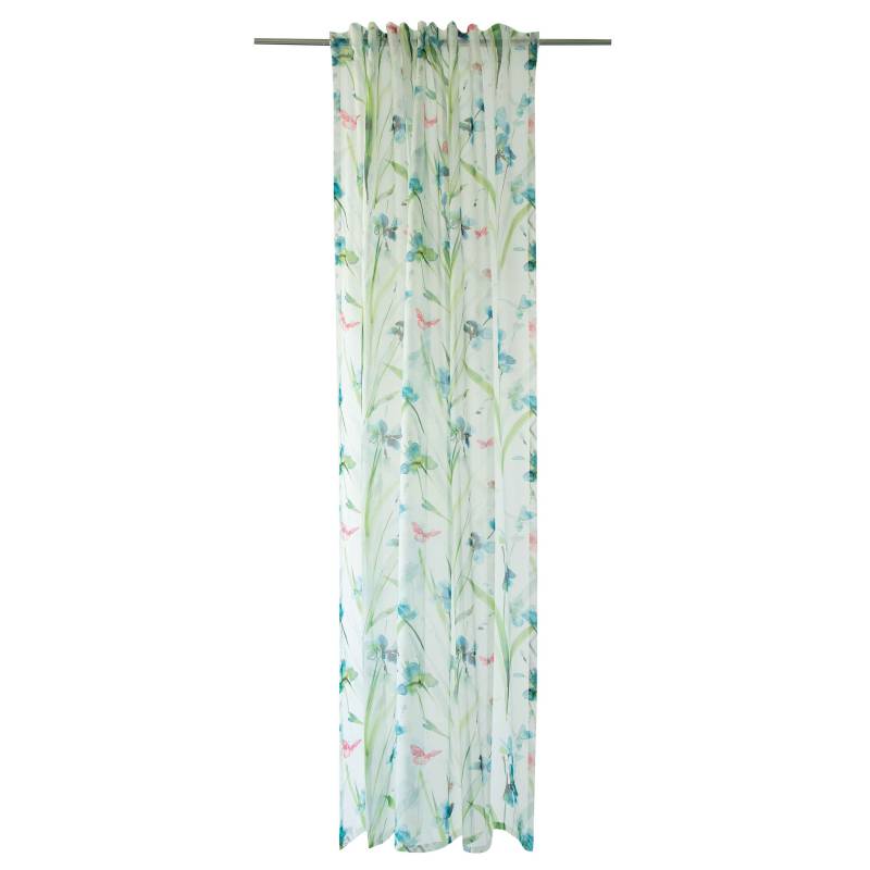 Schlaufenschal Giuseppina V3-No.26 | Bunt | Vorhang mit verdeckten Schlaufen | halbtransparent Schlaufenschal Giuseppina V3-No.26 | Bunt | Vorhang mit verdeckten Schlaufen | halbtransparent von Tadessi